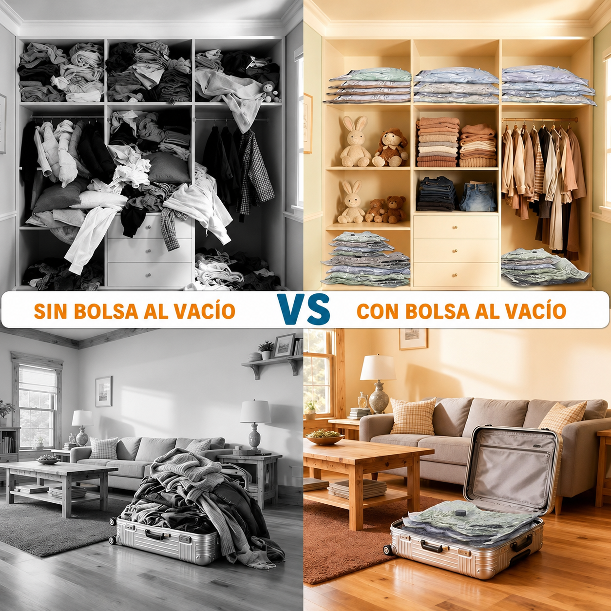 🏆⚡ ¡MÁS DE 50.000 UNIDADES VENDIDAS! Bolsa de Compresión al Vacío de Viaje con Bomba Eléctrica Inalámbrica
