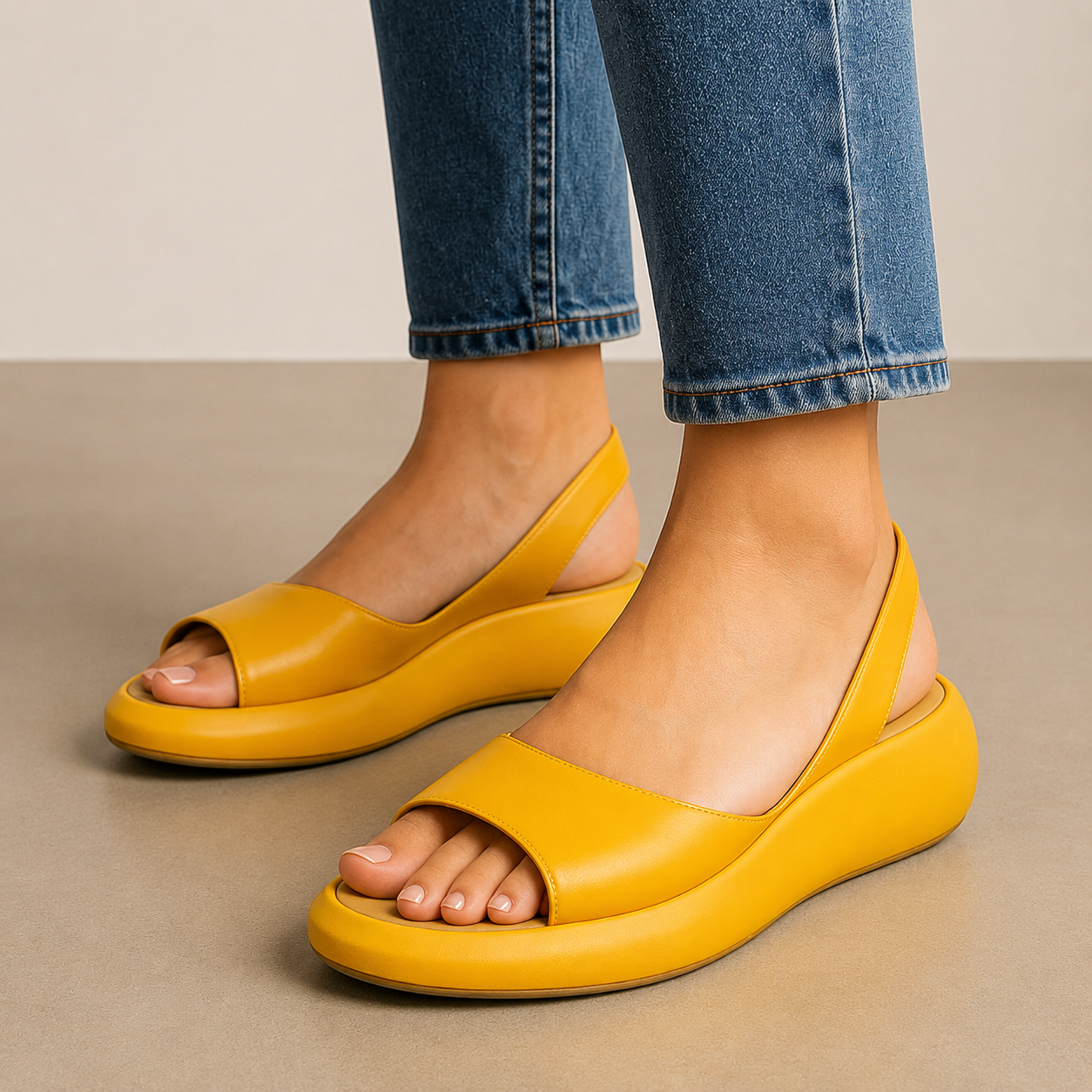 🔥🔥🔥Elegante Komfort-Sandalen für Damen – Bequeme Keilabsatz-Schuhe für den ganzen Tag