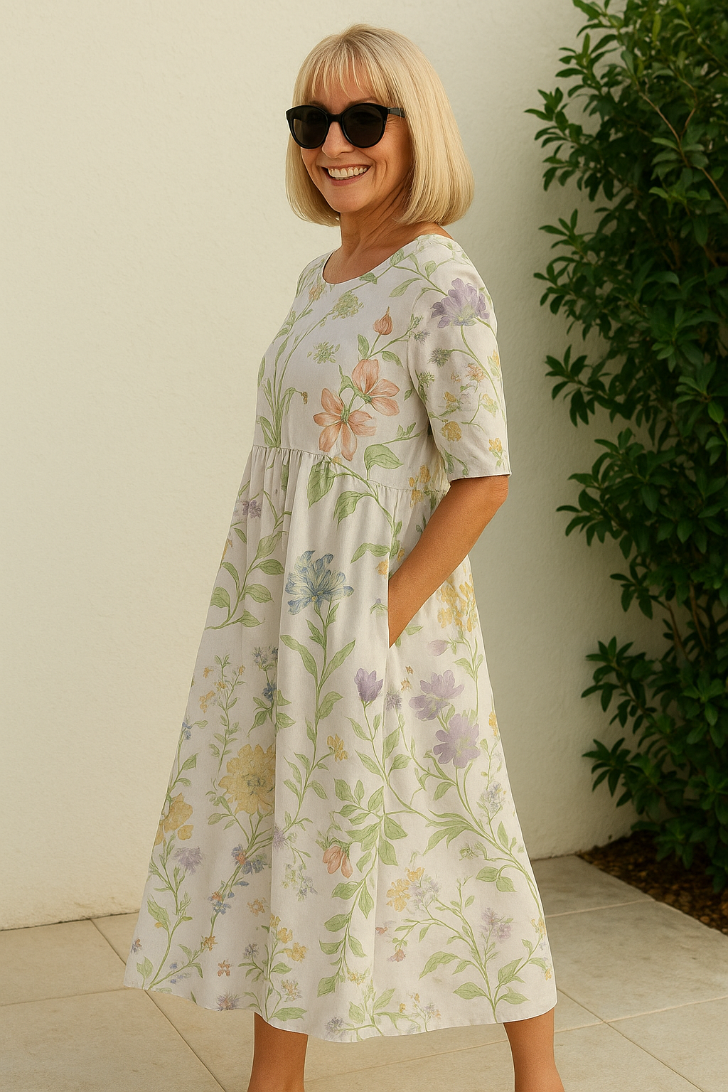 Cassandra - Robe longue au toucher doux