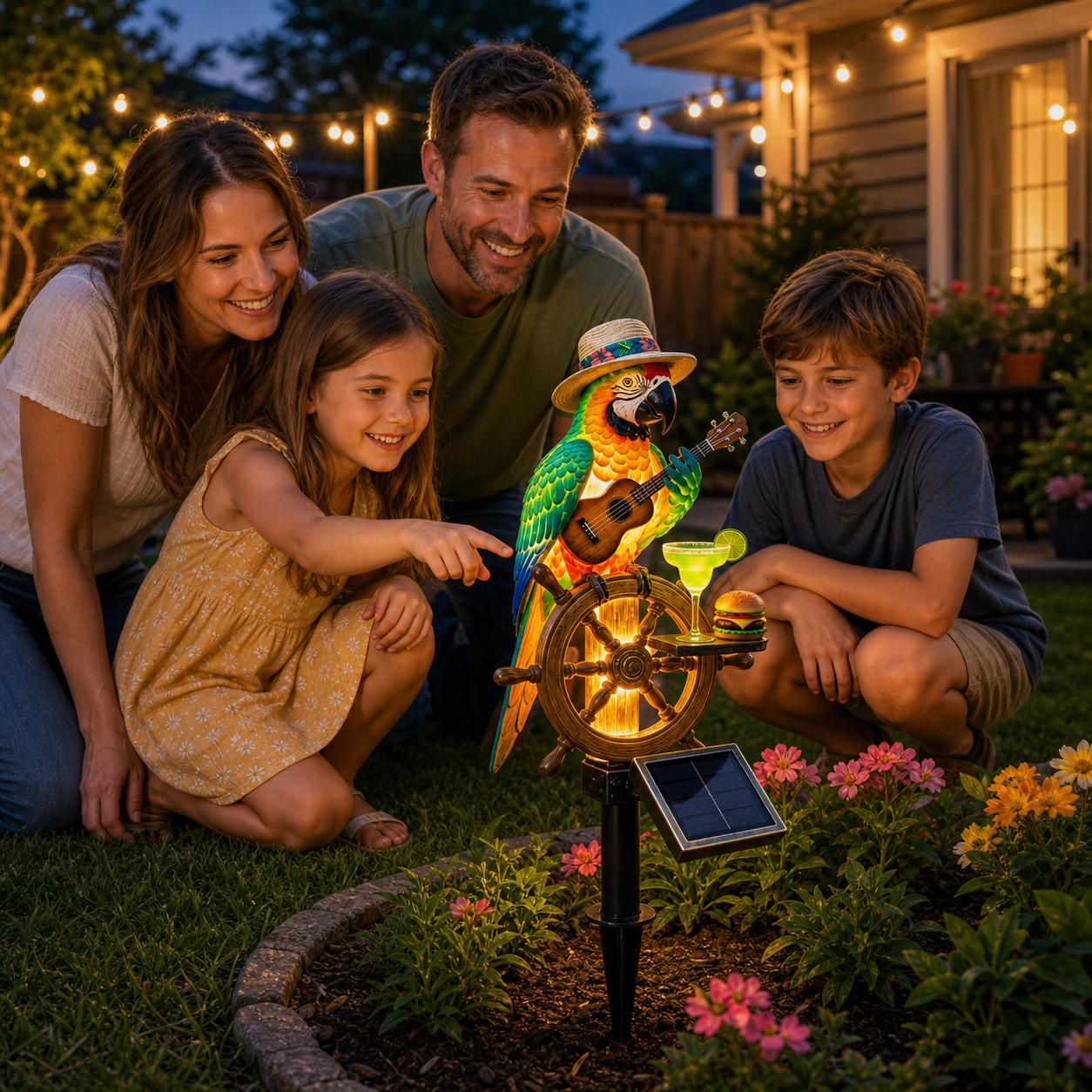 🔥Solar-powered Parrot Garden Light🔥