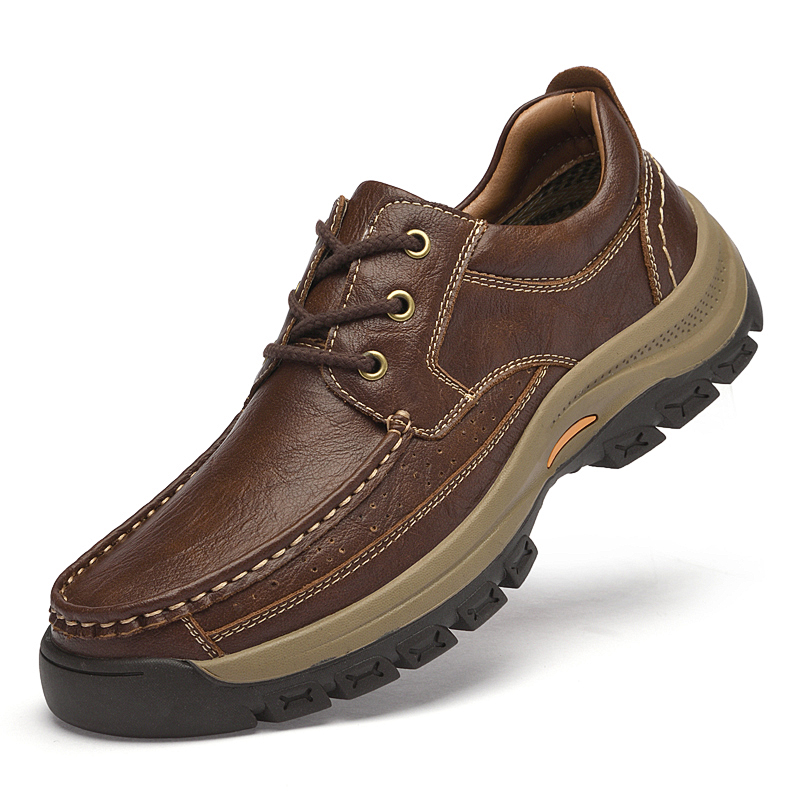 🔥Men’s Hand-Stitched Genuine Leather Loafers | Soft-Sole Casual Slip-Ons