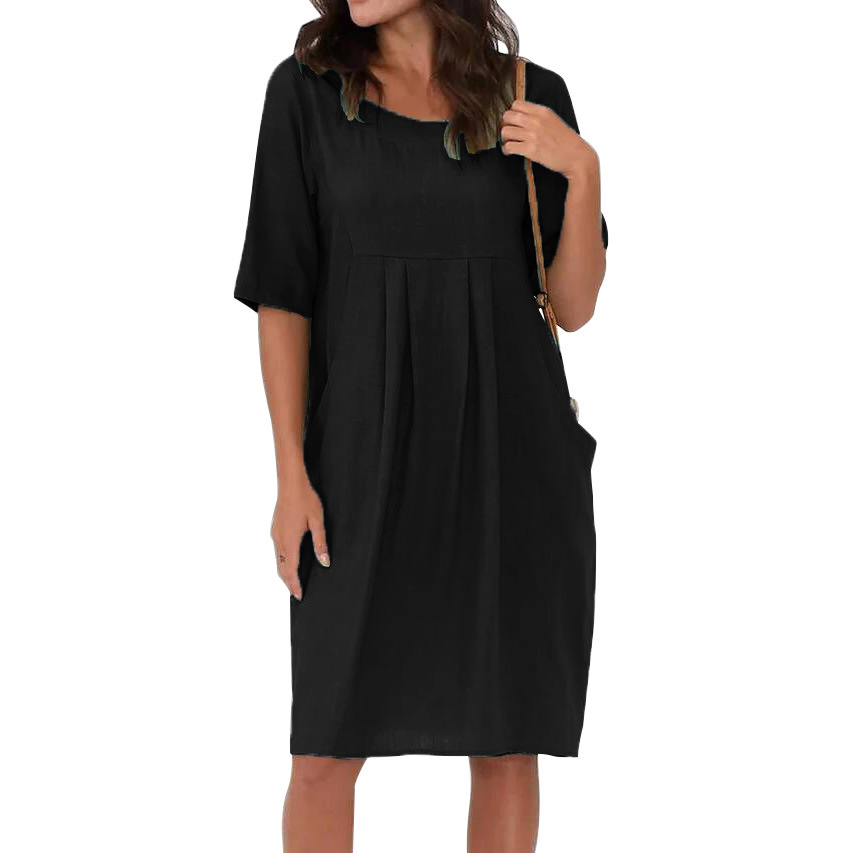 ✨ Robe fluide décontractée – Chic, confortable et facile à assortir au quotidien 💚