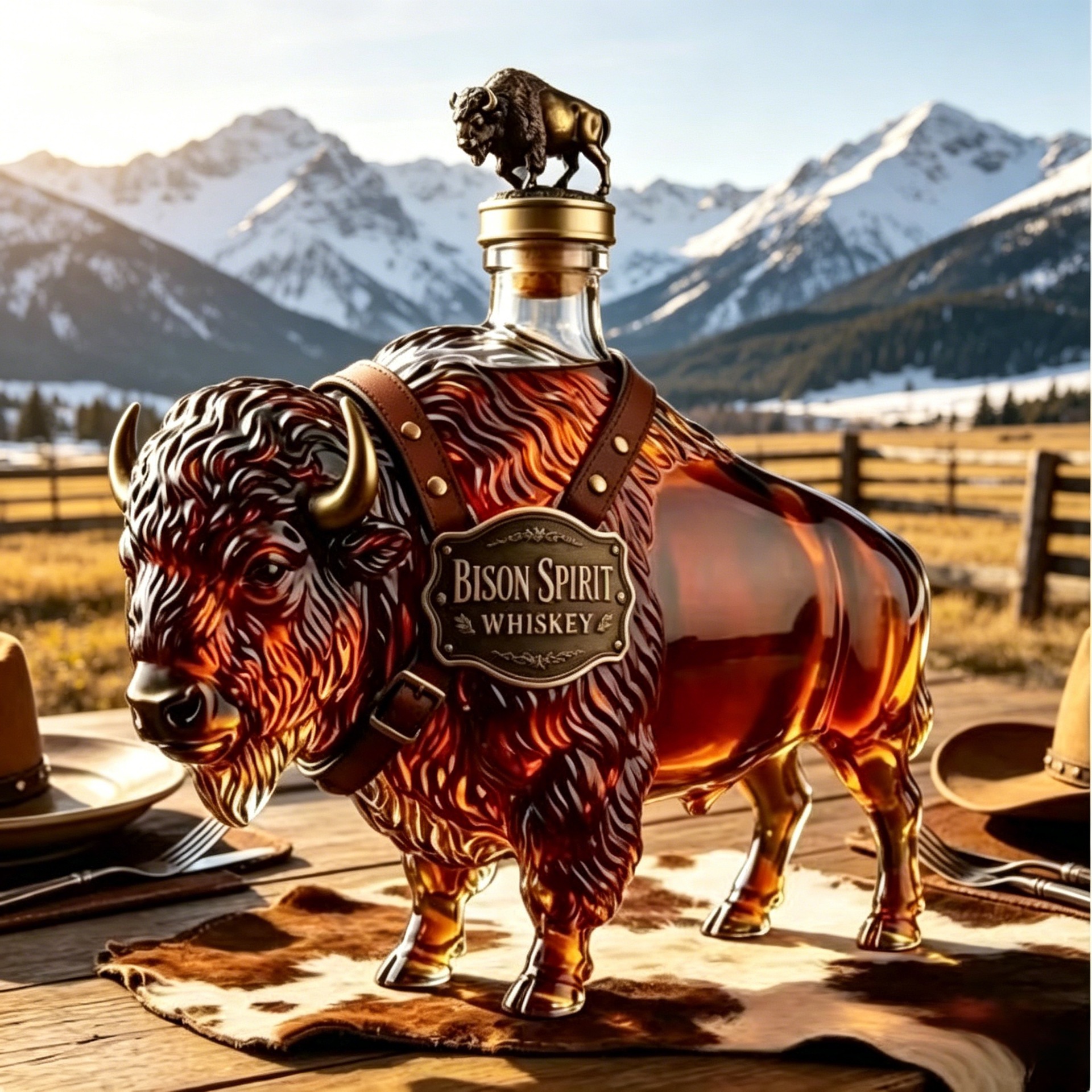 BEST Bison Spirit Bottle