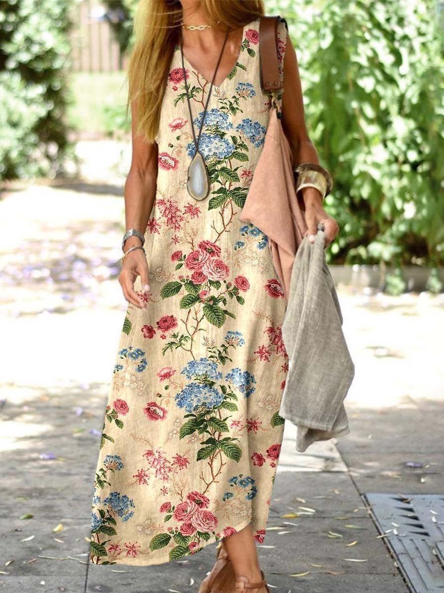 🌿 Die Leinen-Stickerei-Kleid: Dein neues Lieblingsstück für jeden Tag