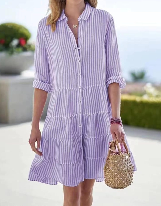 Sara | Robe d'été à rayures