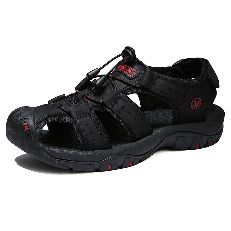 🔥 Summer sports hiking🔥 Outdoor walking water shoes | Fisherman beach men's leather sandals