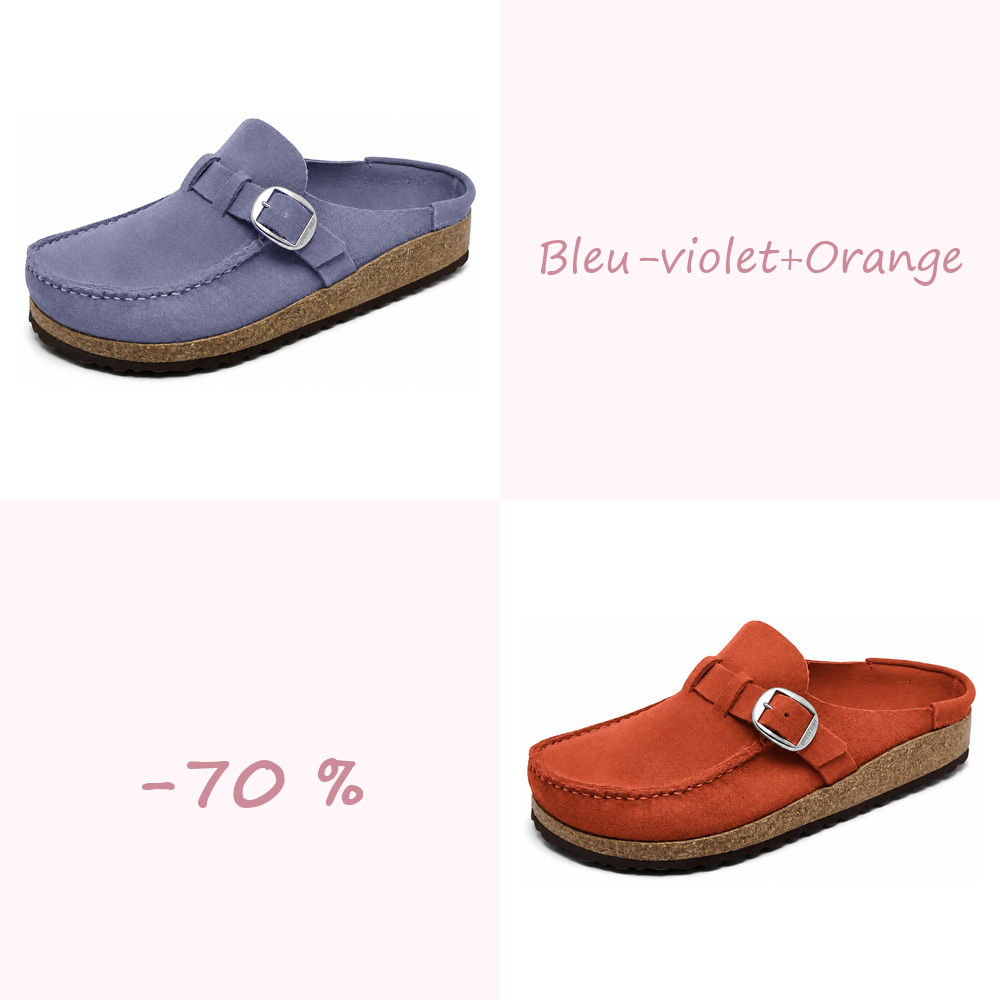🔥 -70 % AUJOURD’HUI | Sabots confort femme à boucle réglable – souples et faciles à enfiler