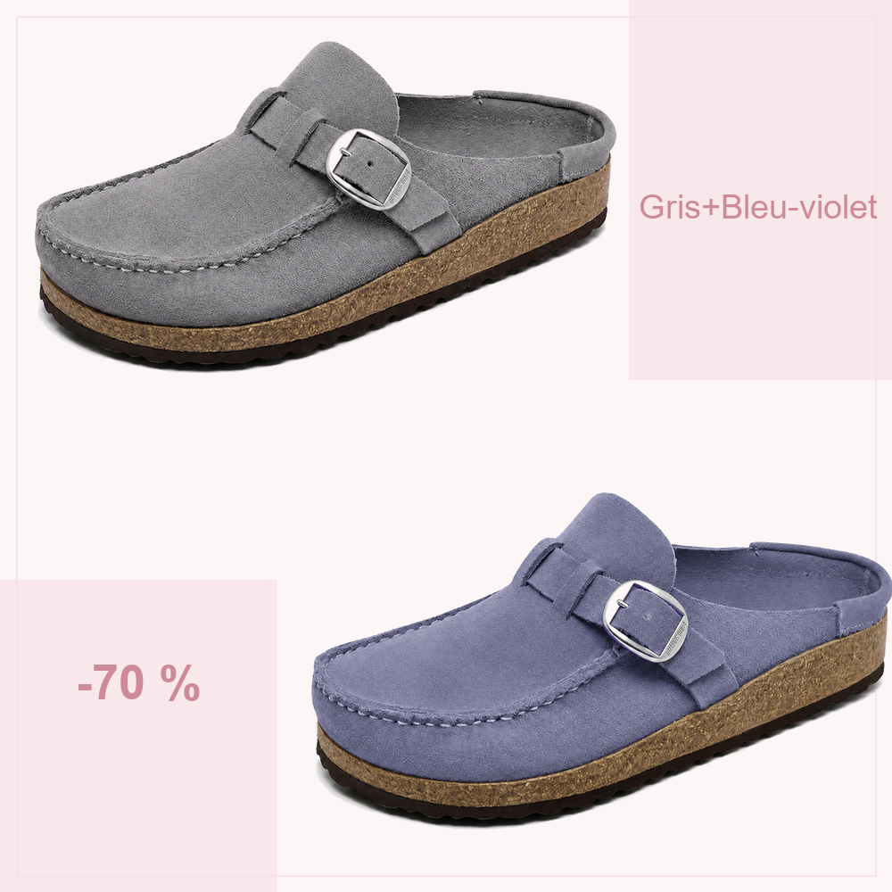 🔥 -70 % AUJOURD’HUI | Sabots confort femme à boucle réglable – souples et faciles à enfiler