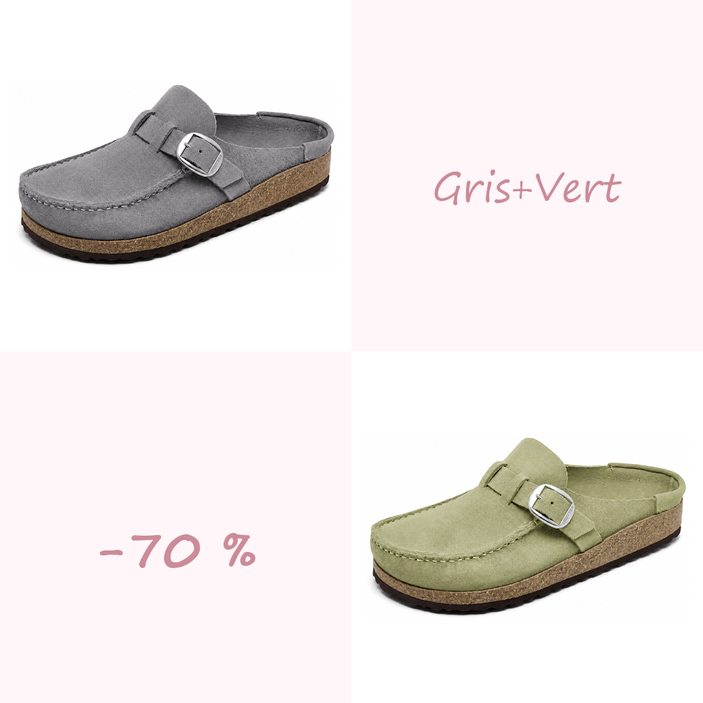 🔥 -70 % AUJOURD’HUI | Sabots confort femme à boucle réglable – souples et faciles à enfiler