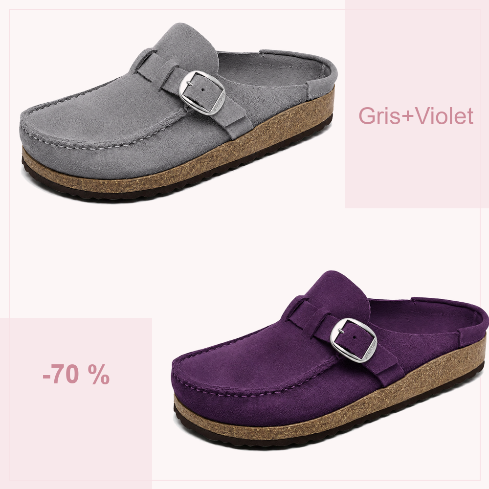 🔥 -70 % AUJOURD’HUI | Sabots confort femme à boucle réglable – souples et faciles à enfiler