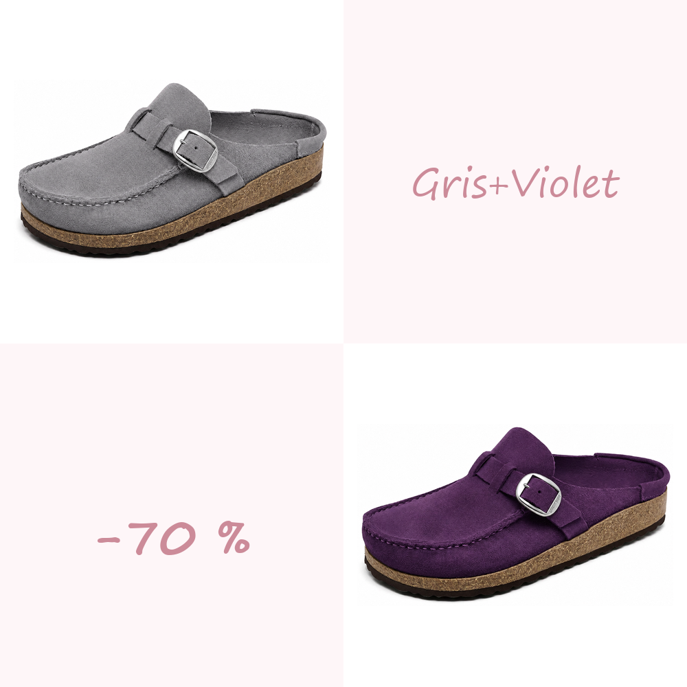 🔥 -70 % AUJOURD’HUI | Sabots confort femme à boucle réglable – souples et faciles à enfiler