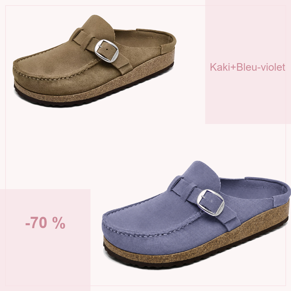 🔥 -70 % AUJOURD’HUI | Sabots confort femme à boucle réglable – souples et faciles à enfiler