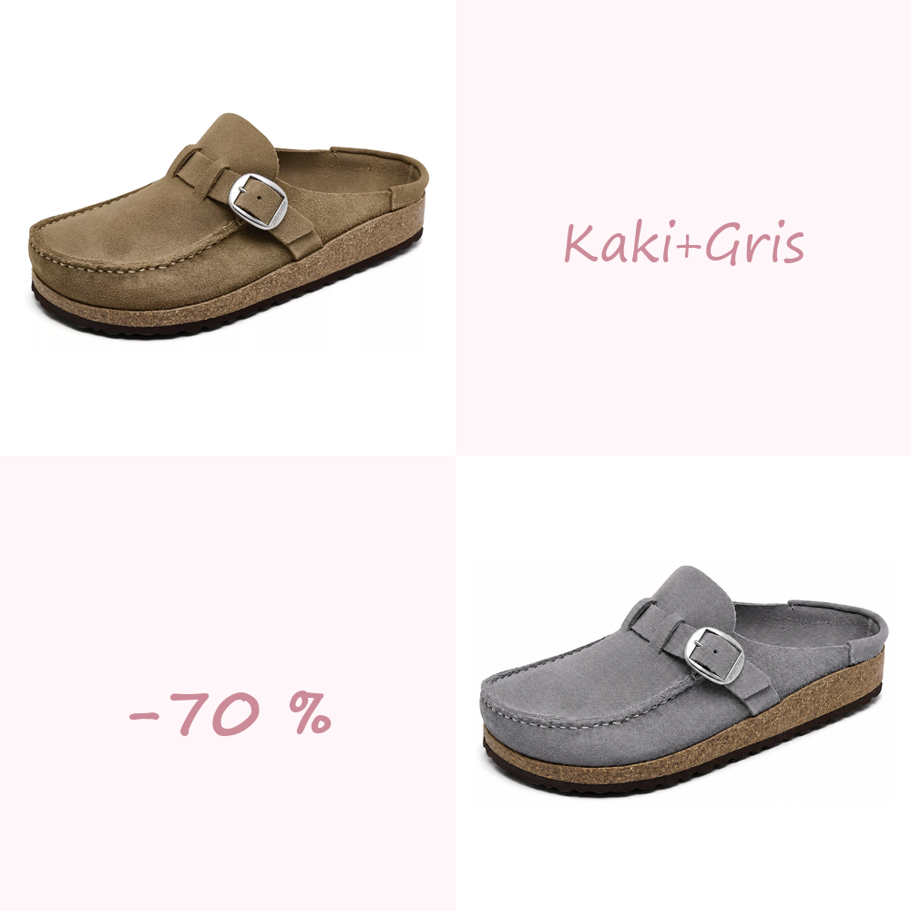 🔥 -70 % AUJOURD’HUI | Sabots confort femme à boucle réglable – souples et faciles à enfiler