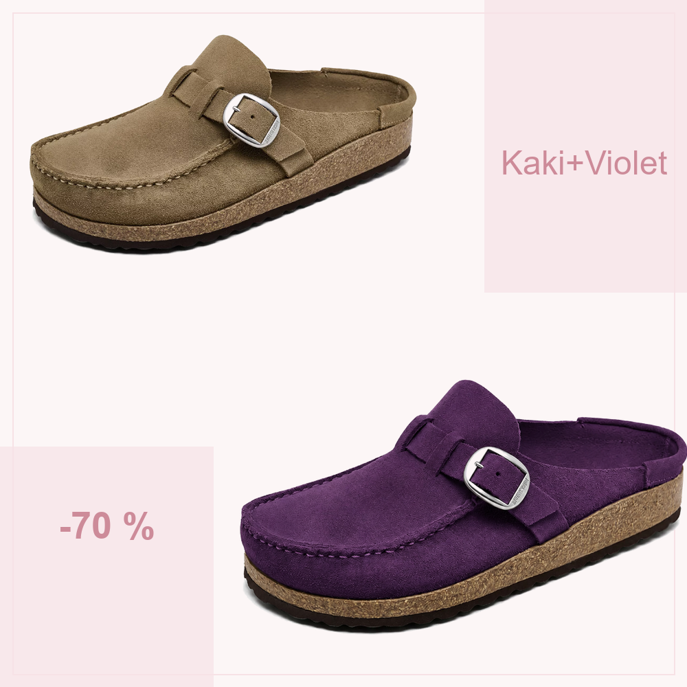 🔥 -70 % AUJOURD’HUI | Sabots confort femme à boucle réglable – souples et faciles à enfiler