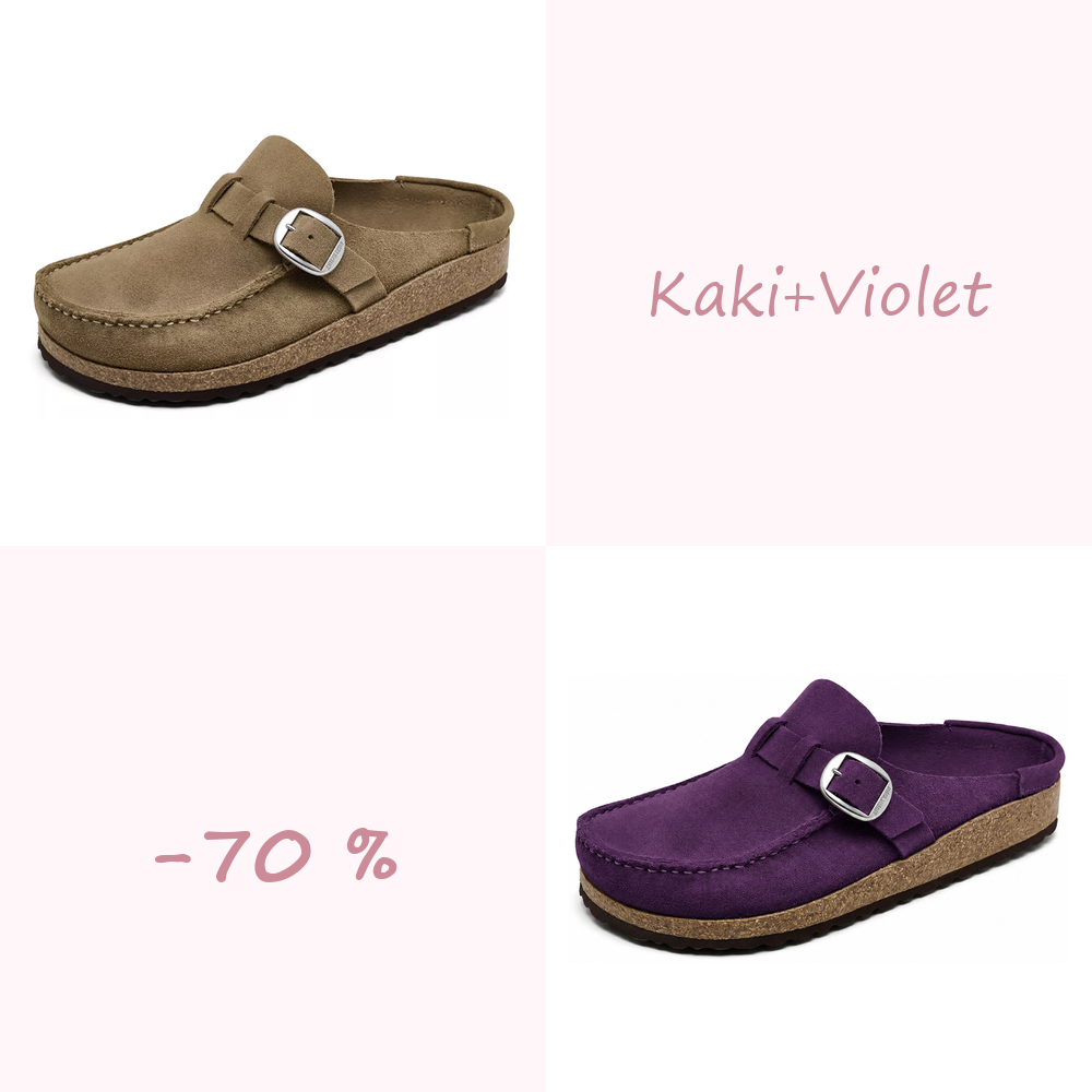 🔥 -70 % AUJOURD’HUI | Sabots confort femme à boucle réglable – souples et faciles à enfiler