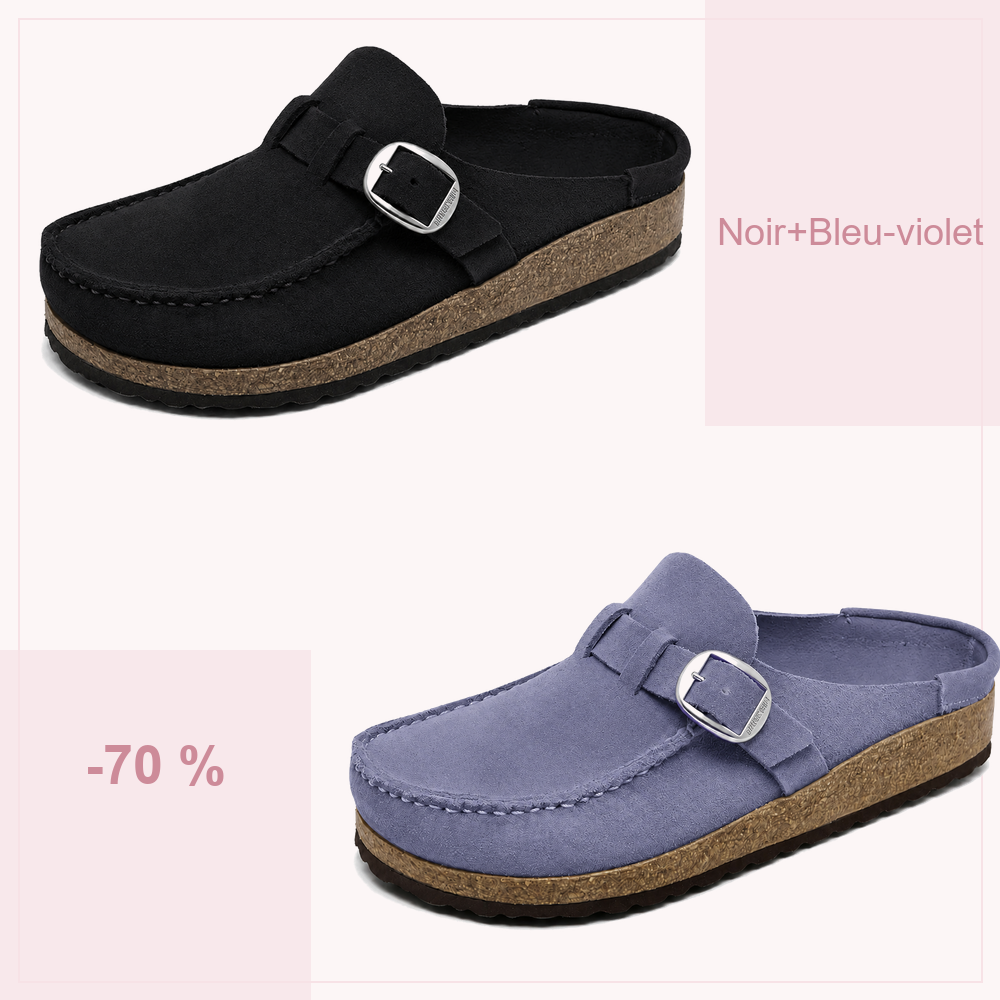 🔥 -70 % AUJOURD’HUI | Sabots confort femme à boucle réglable – souples et faciles à enfiler