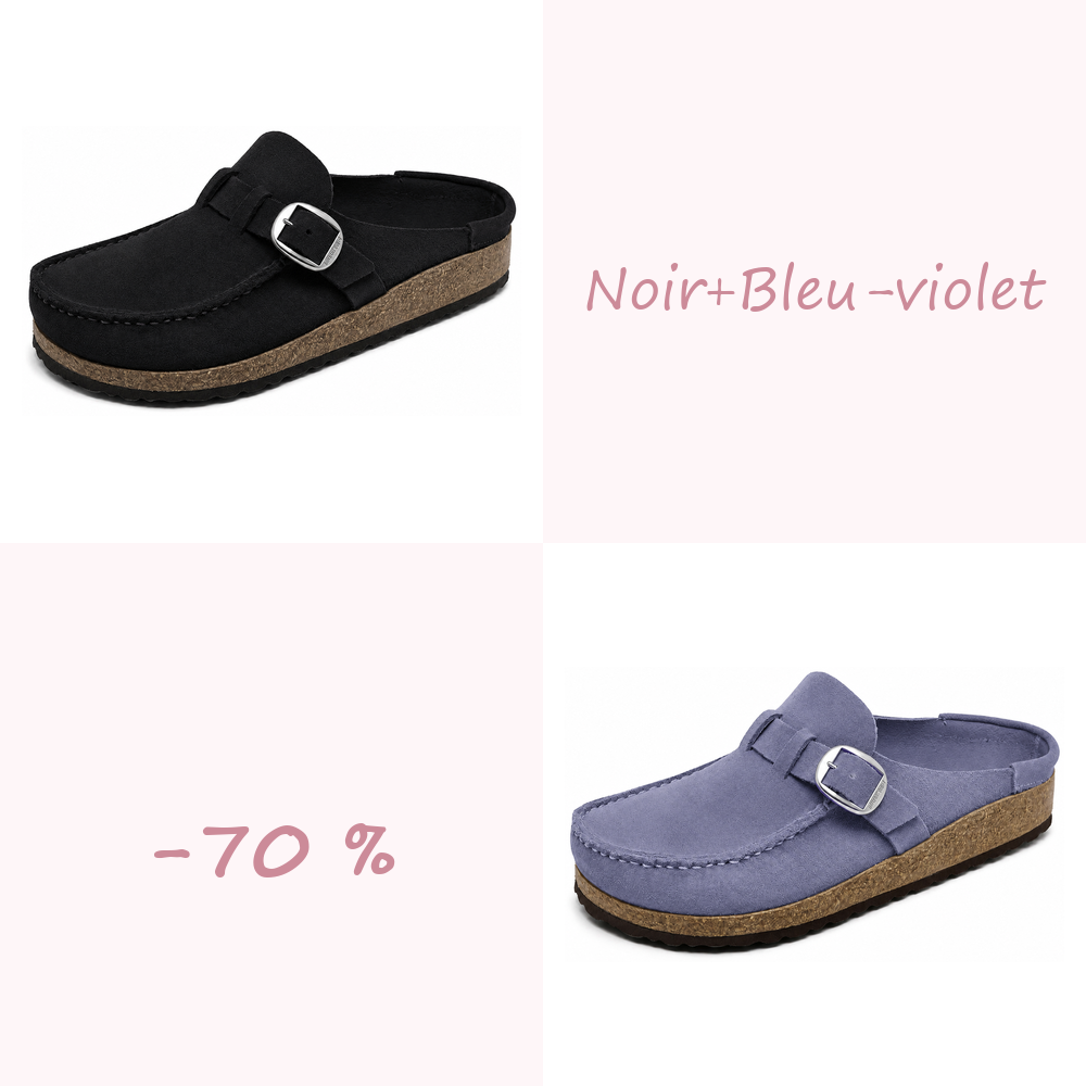 🔥 -70 % AUJOURD’HUI | Sabots confort femme à boucle réglable – souples et faciles à enfiler