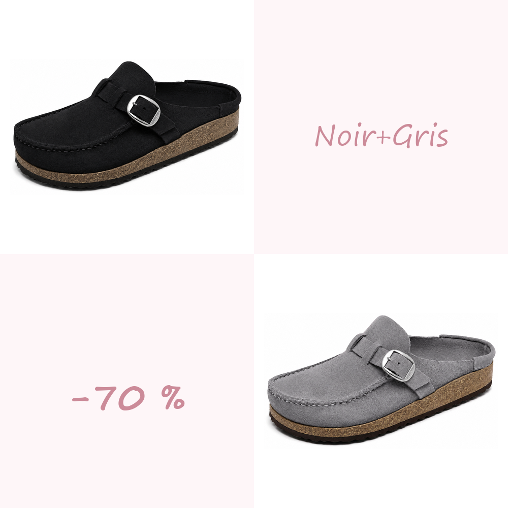 🔥 -70 % AUJOURD’HUI | Sabots confort femme à boucle réglable – souples et faciles à enfiler