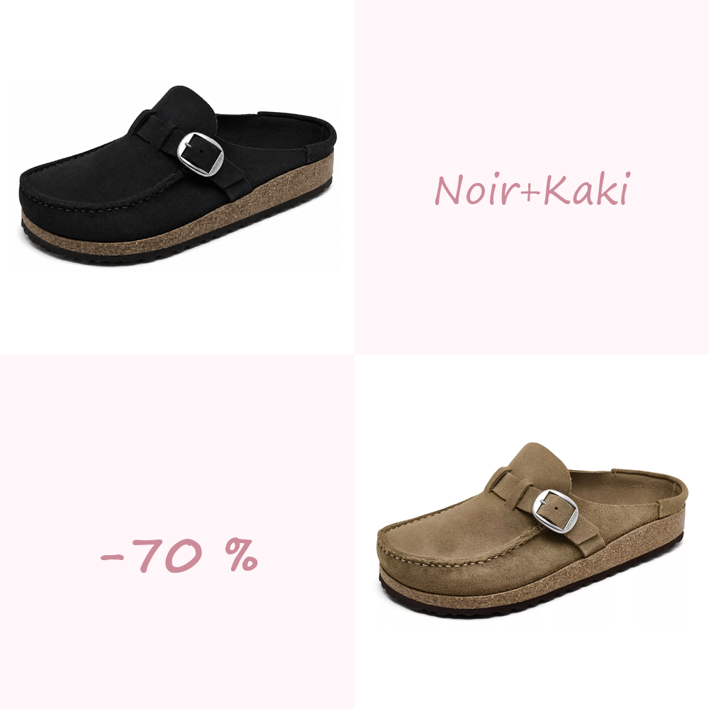 🔥 -70 % AUJOURD’HUI | Sabots confort femme à boucle réglable – souples et faciles à enfiler