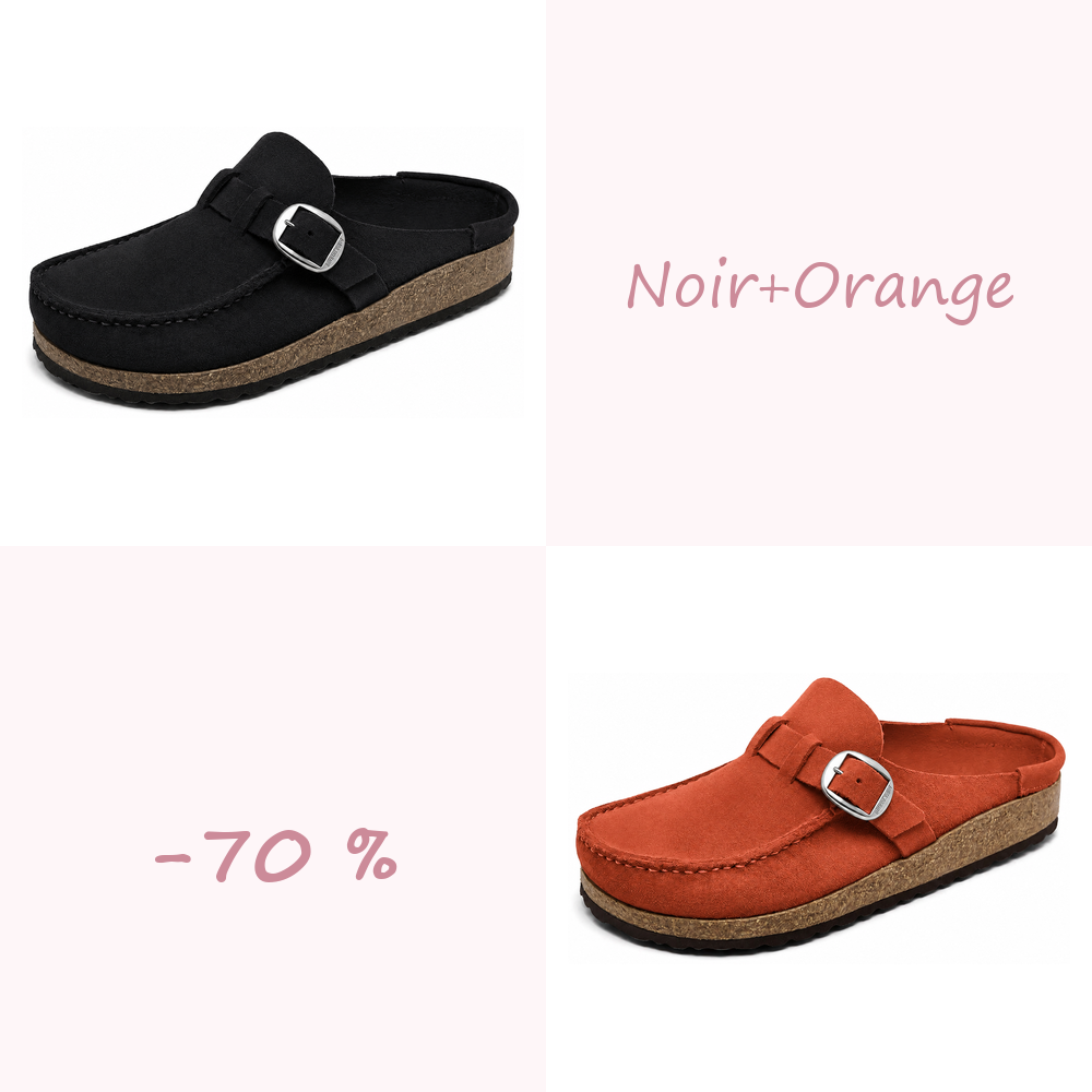 🔥 -70 % AUJOURD’HUI | Sabots confort femme à boucle réglable – souples et faciles à enfiler