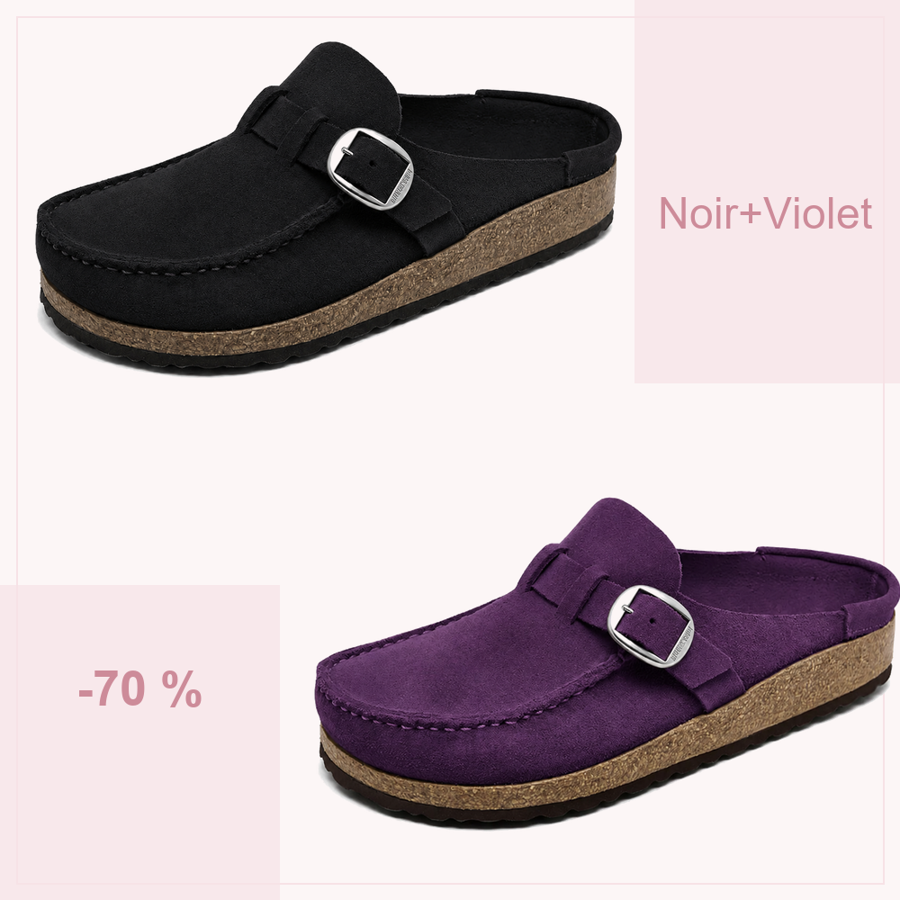 🔥 -70 % AUJOURD’HUI | Sabots confort femme à boucle réglable – souples et faciles à enfiler