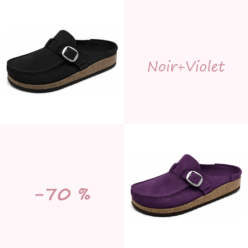 🔥 -70 % AUJOURD’HUI | Sabots confort femme à boucle réglable – souples et faciles à enfiler
