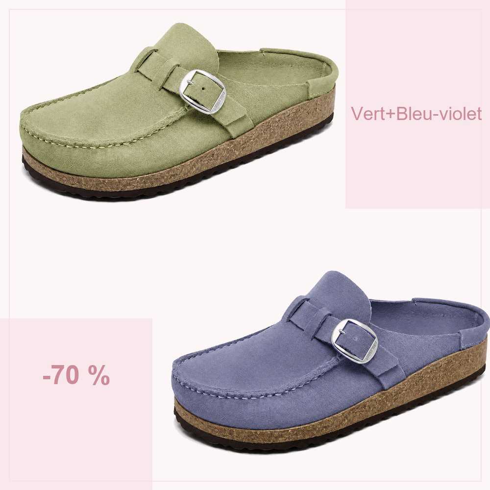 🔥 -70 % AUJOURD’HUI | Sabots confort femme à boucle réglable – souples et faciles à enfiler