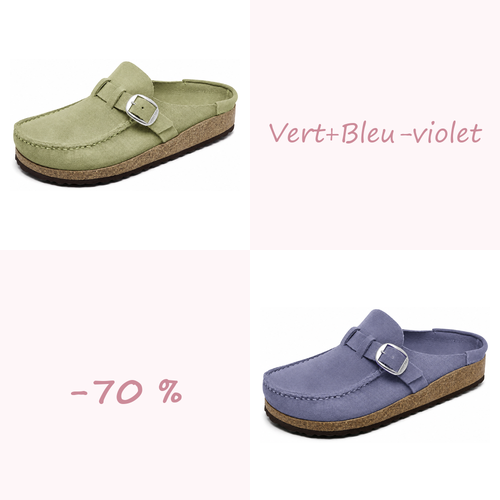 🔥 -70 % AUJOURD’HUI | Sabots confort femme à boucle réglable – souples et faciles à enfiler