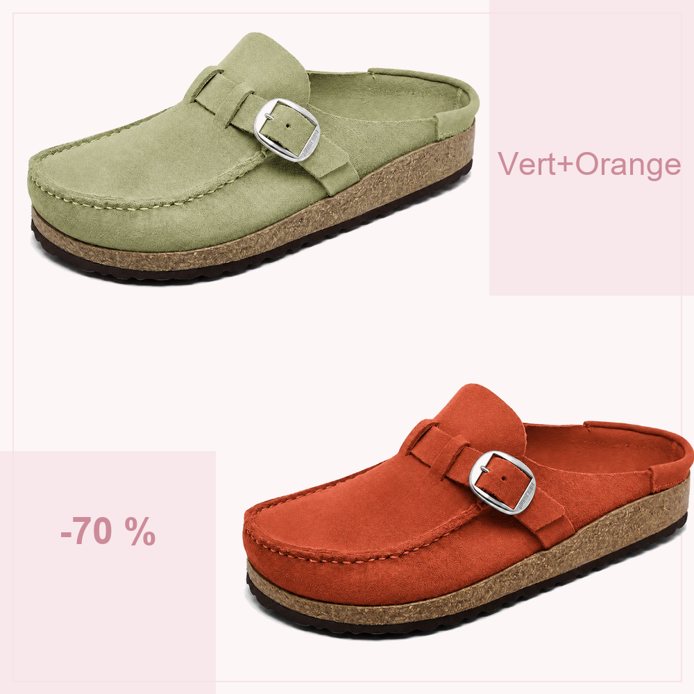 🔥 -70 % AUJOURD’HUI | Sabots confort femme à boucle réglable – souples et faciles à enfiler