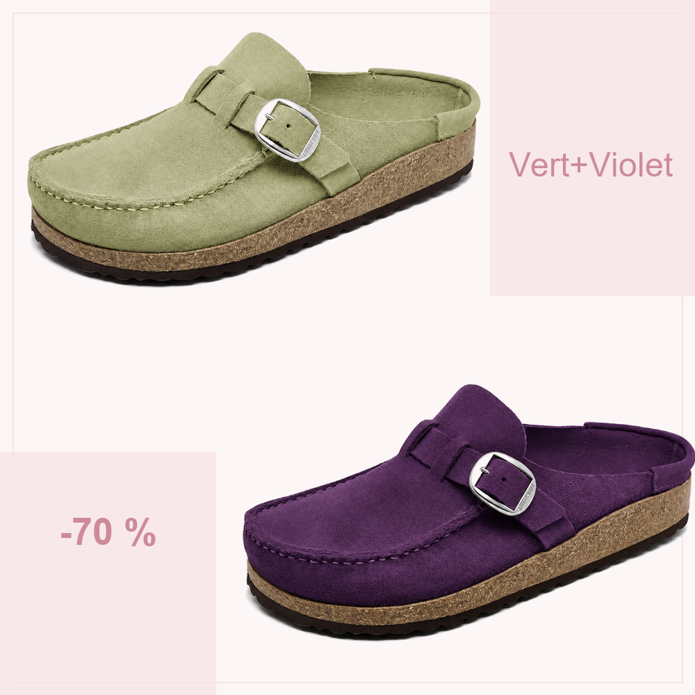 🔥 -70 % AUJOURD’HUI | Sabots confort femme à boucle réglable – souples et faciles à enfiler