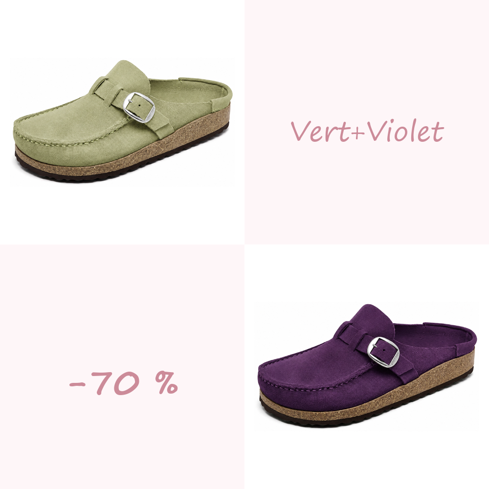 🔥 -70 % AUJOURD’HUI | Sabots confort femme à boucle réglable – souples et faciles à enfiler