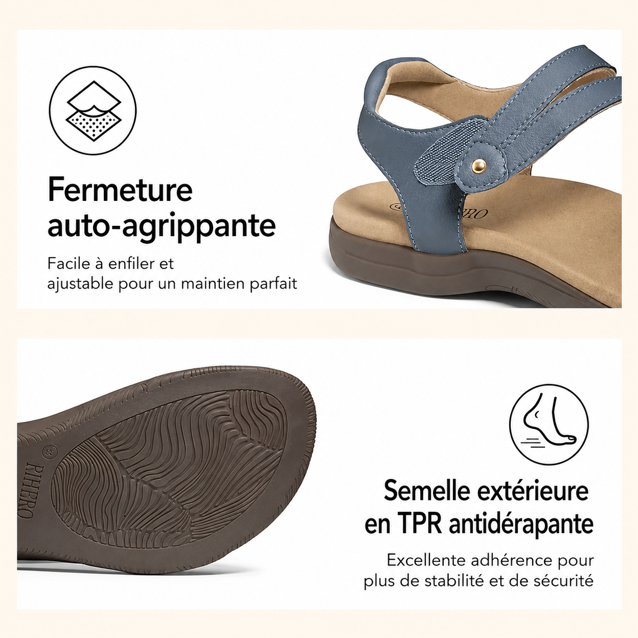 🔥 LETZTER TAG -70 %  -  Frauen lieben diese bequemen, orthopädischen Keil-Sandalen
