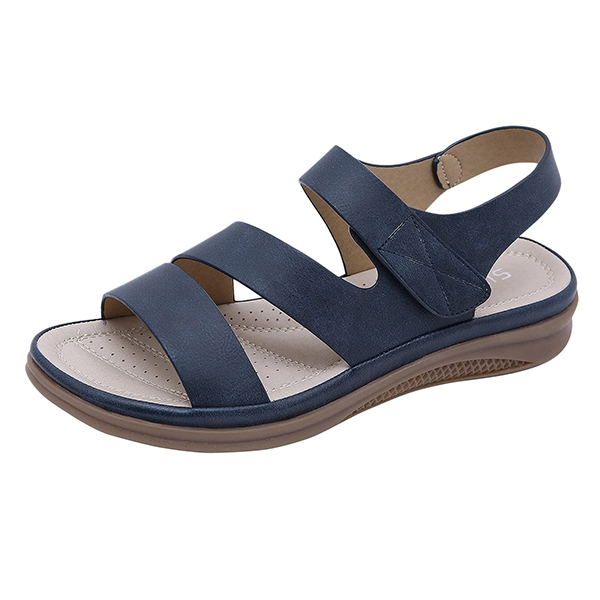 Sandales compensées rétro confortables pour femmes