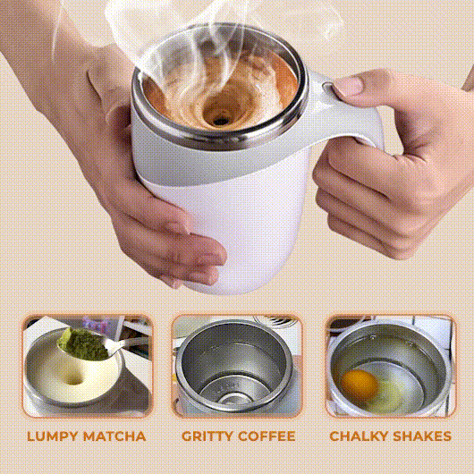 50% Off – Say goodbye to lumps and cold sips! The cup that mixes your drink for you.