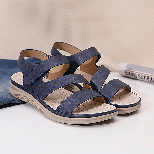 Sandales compensées rétro confortables pour femmes
