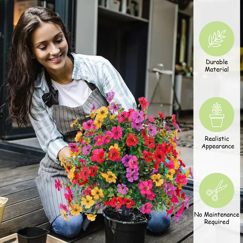 🔥 Artificial Flowers for Outdoor Indoor Garden Home Decoration
