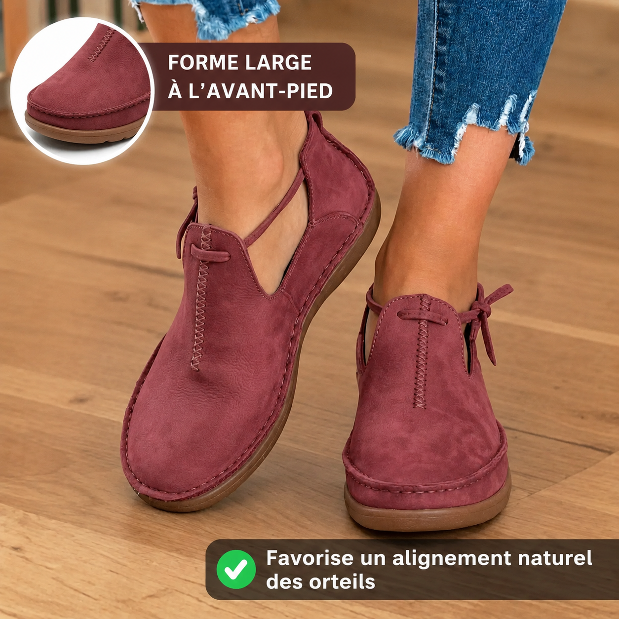 Chaussures orthopédiques élégantes pour chaque pas