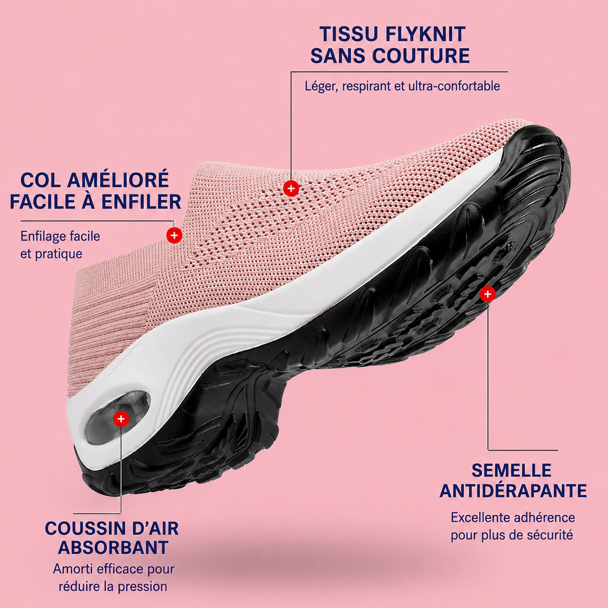 Baskets Femme Skech-Air GO-WALK à Coussin d’Air