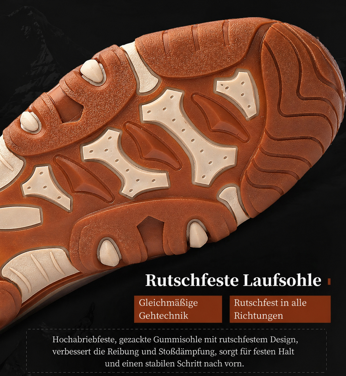 Herren – Bequeme, leichte orthopädische Wanderschuhe aus Rindsleder (Bestseller)