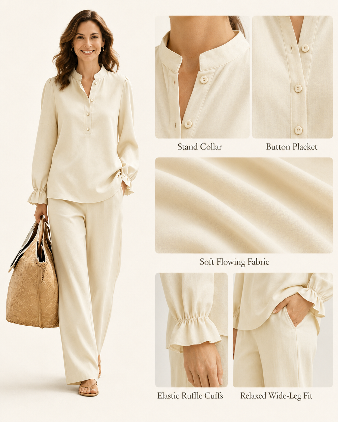 ⏰Seasonal Clearance Sale🔥Women’s Elegant 2-Piece Lounge Set