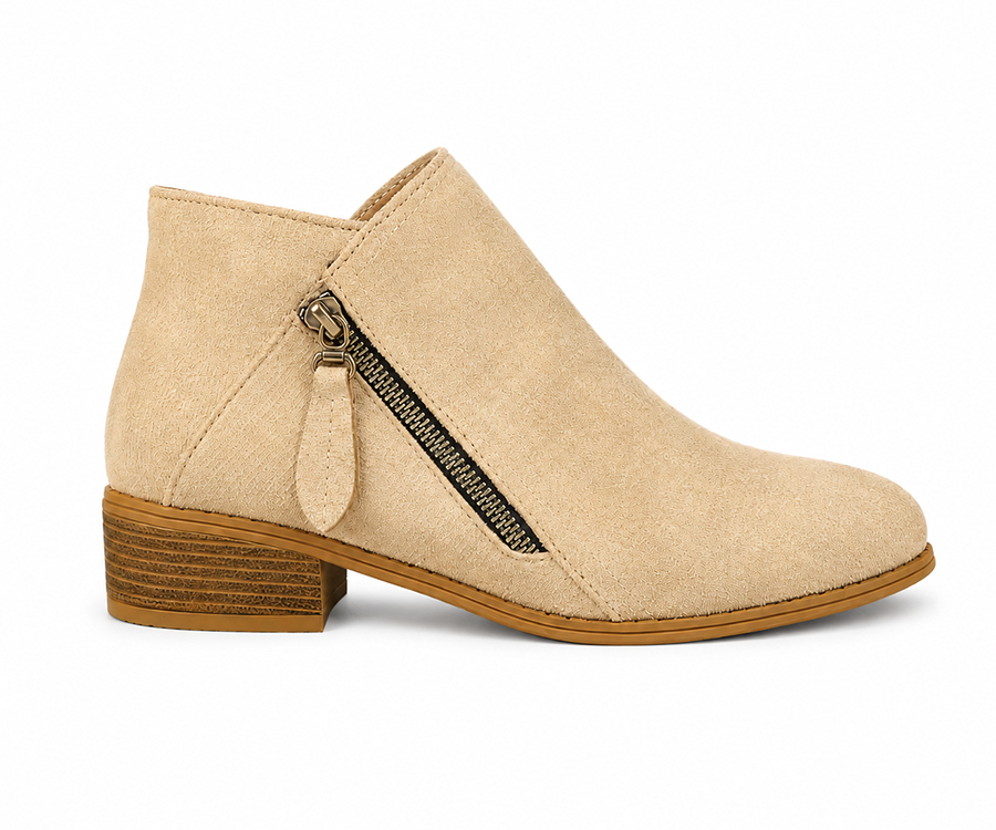 ✨Damen Stiefeletten mit Komfort-Zipp – Eleganter Stil für jeden Tag ✨