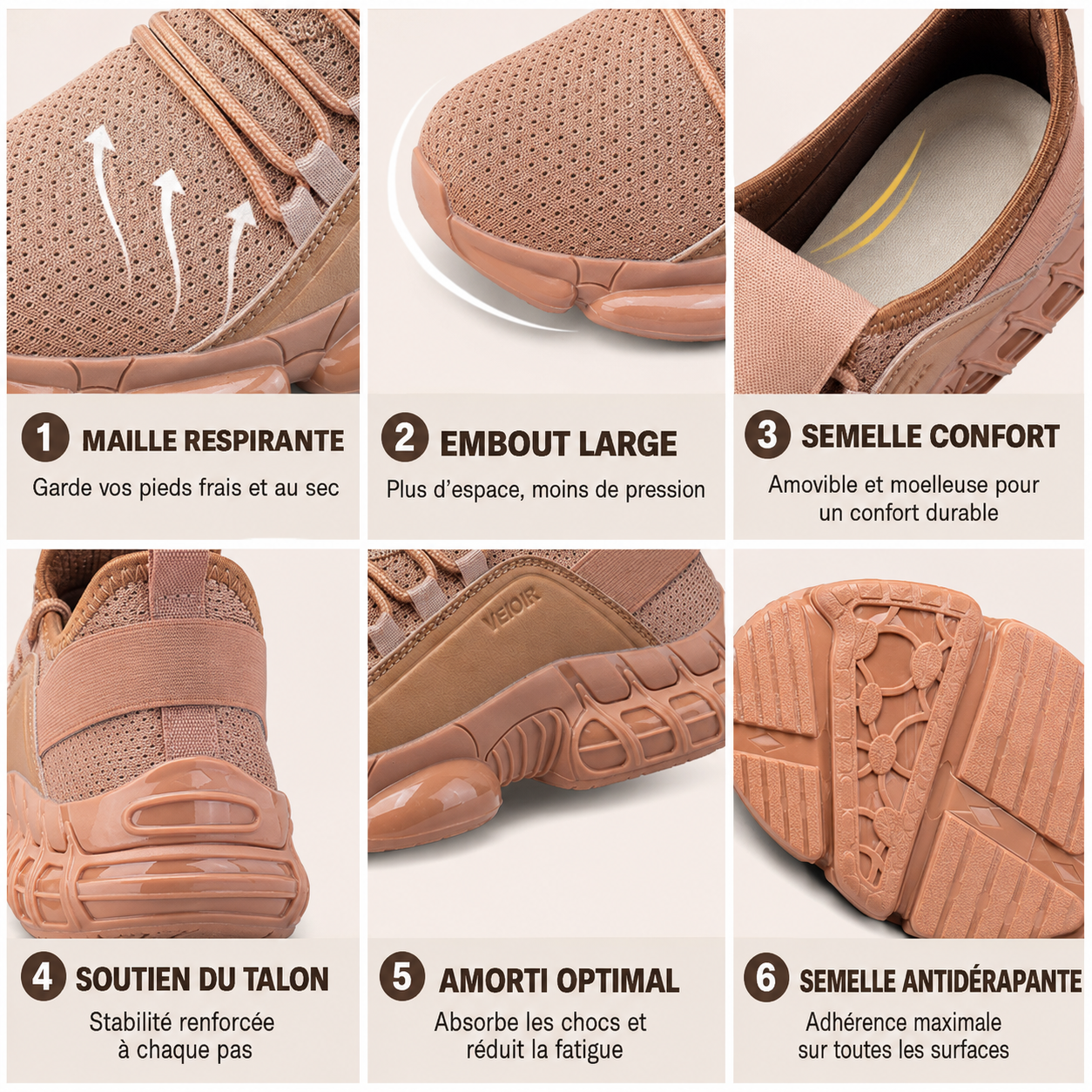 🔥 OFFRE SPÉCIALE –70 % - 👟 Baskets Confort Unisexes – Légères, Respirantes & Amortissantes