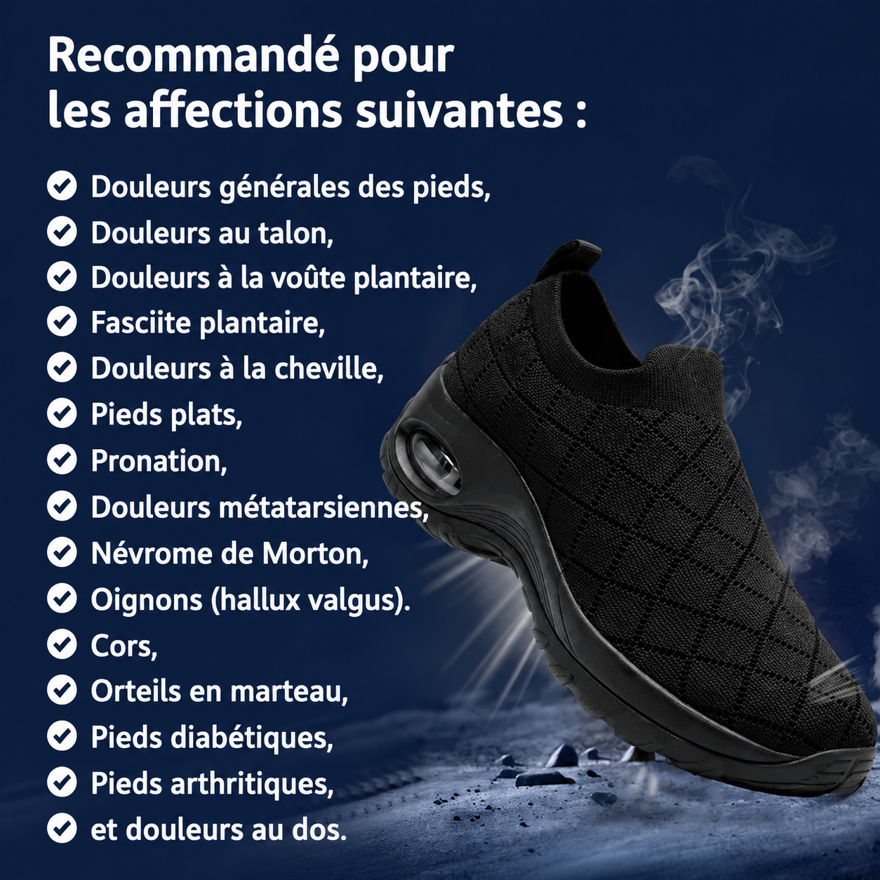 🔥 Dernier jour de promotion : -70 % sur les chaussures de marche ergonomiques pour femmes 🔥
