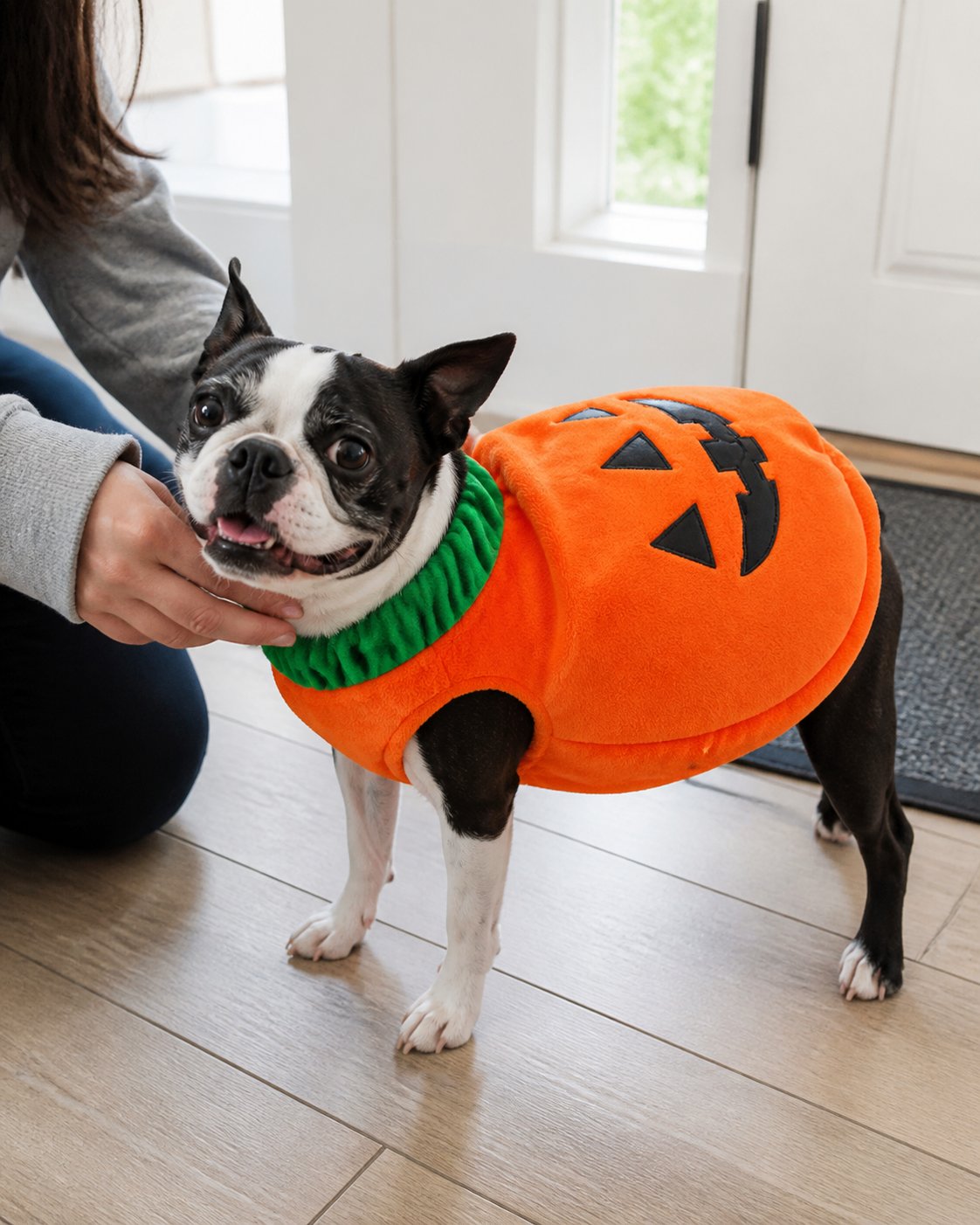 Pumpkin pet costume style inspiration: comfort check