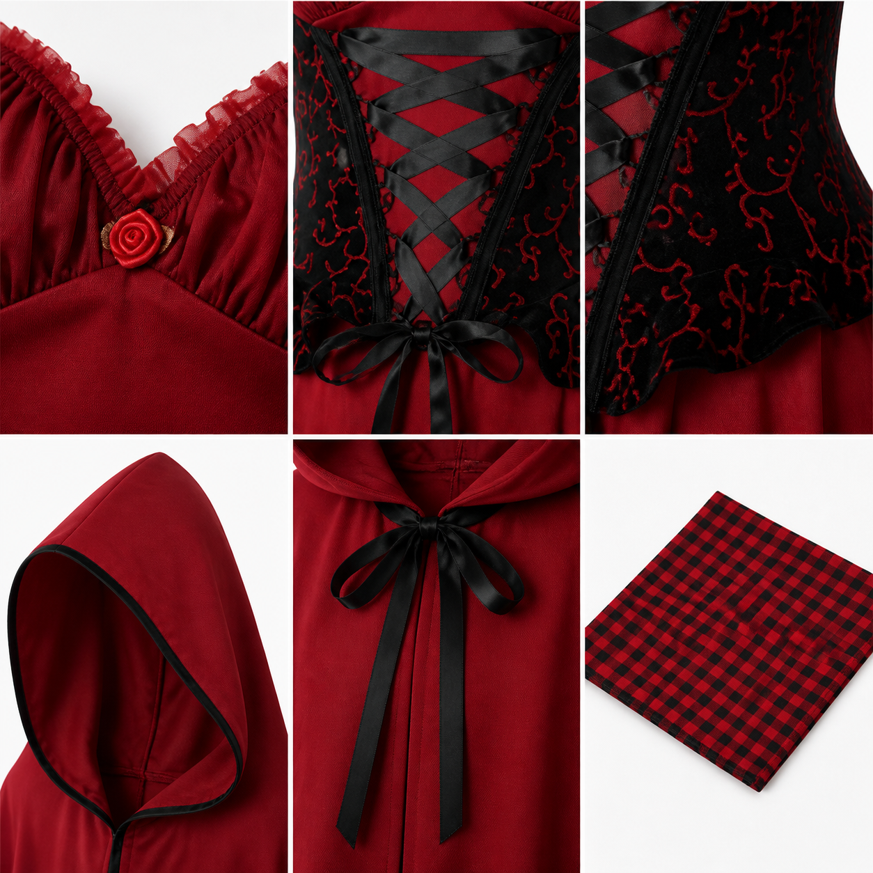 Détails de construction de la robe