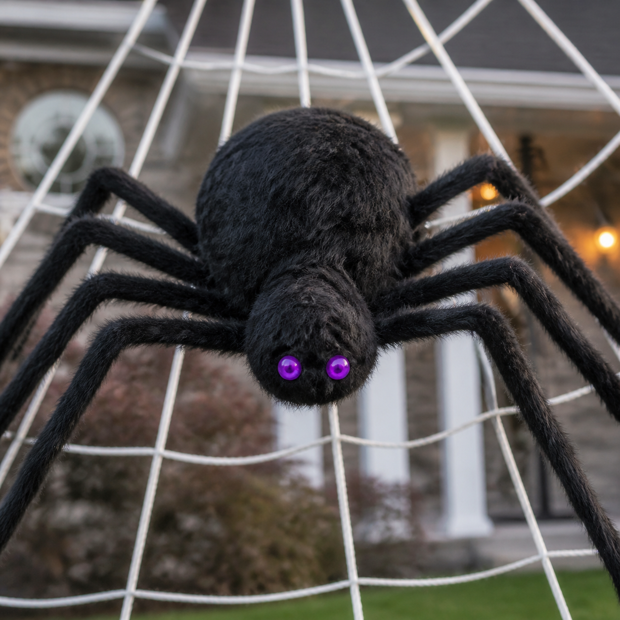 Customer-style inspiration showing the spider web kit in purple-eye close-up