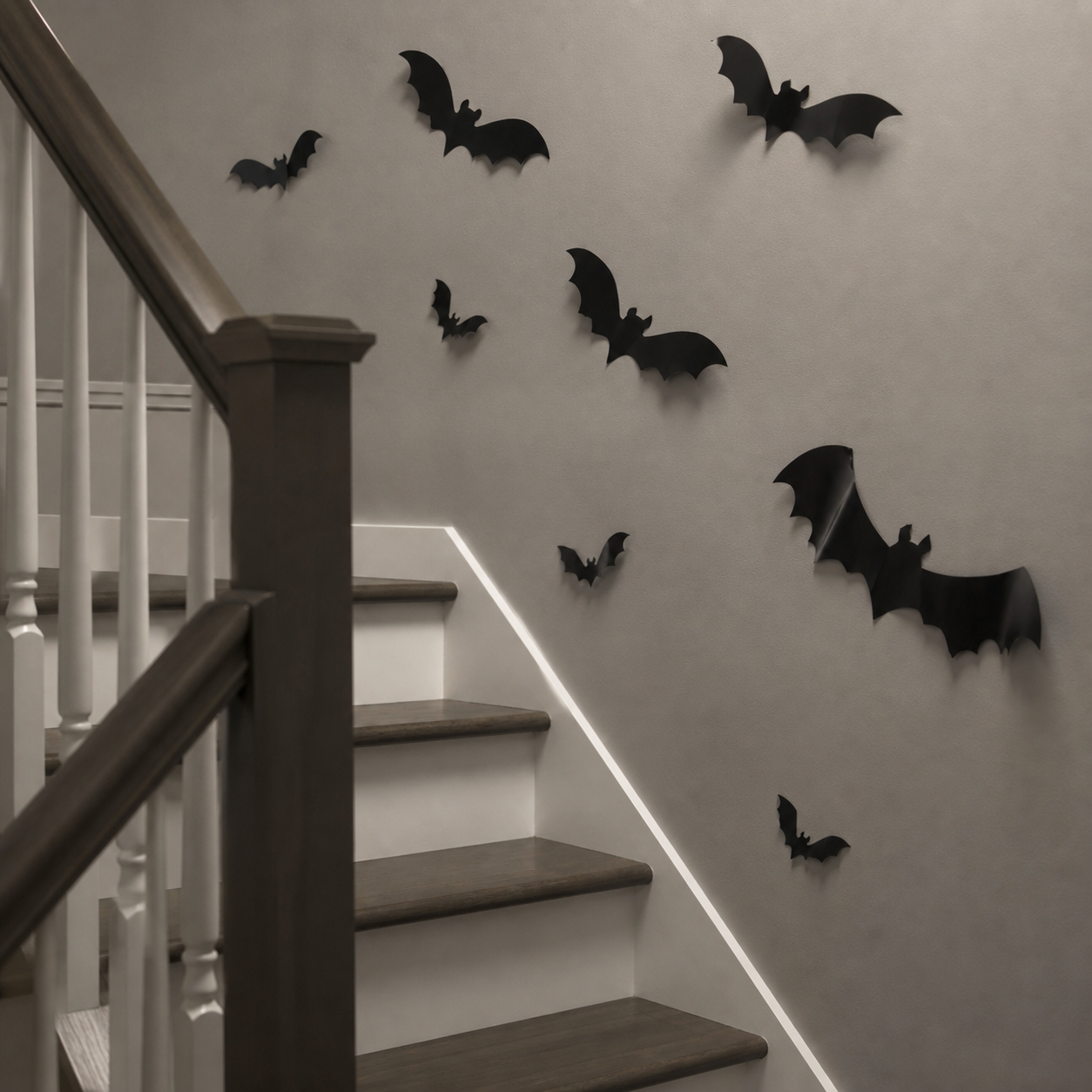 Dans un escalier