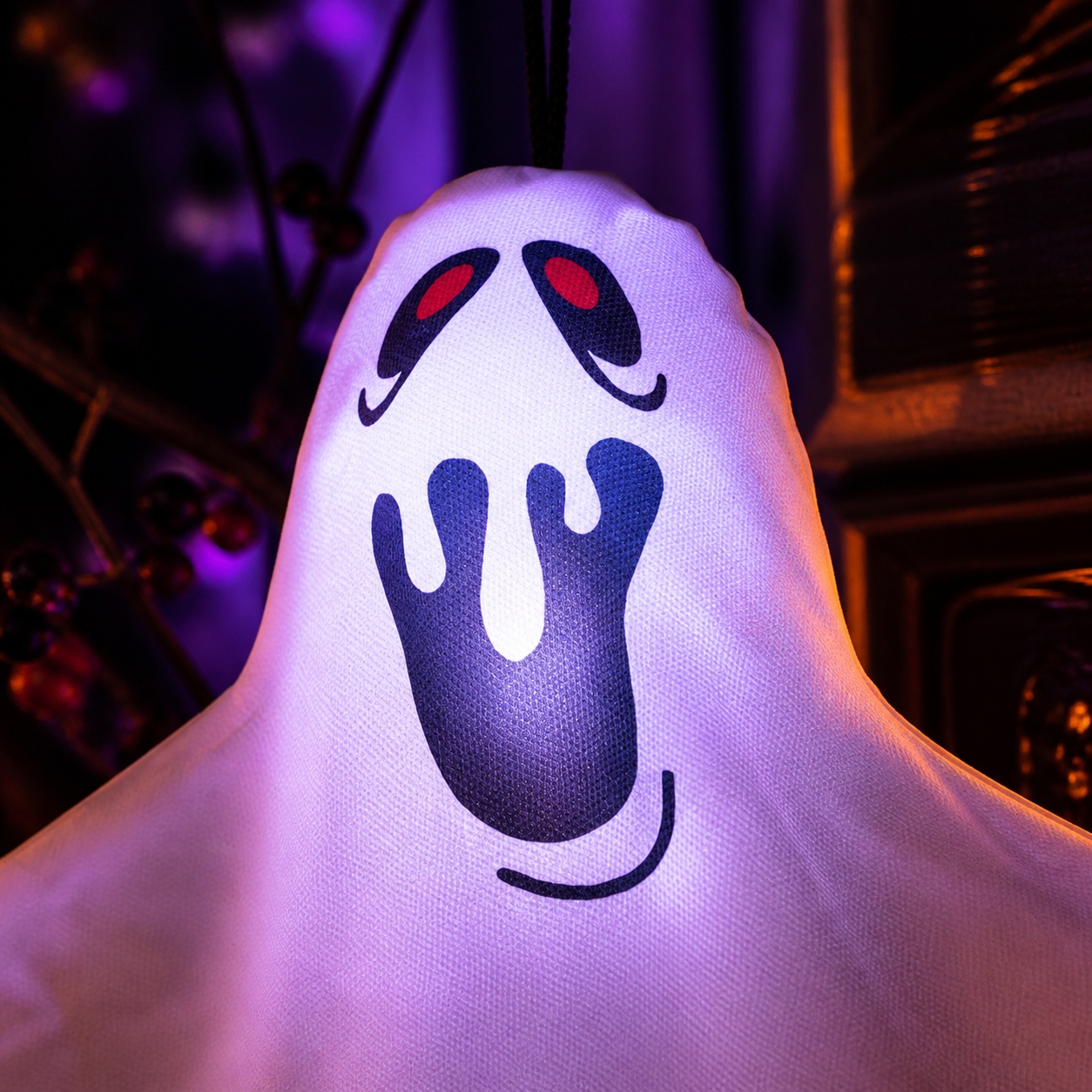 Détail du visage lumineux