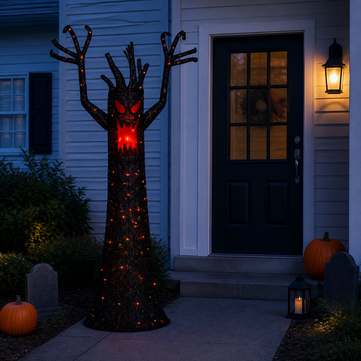 Arbre fantôme animé à LED — vue 03