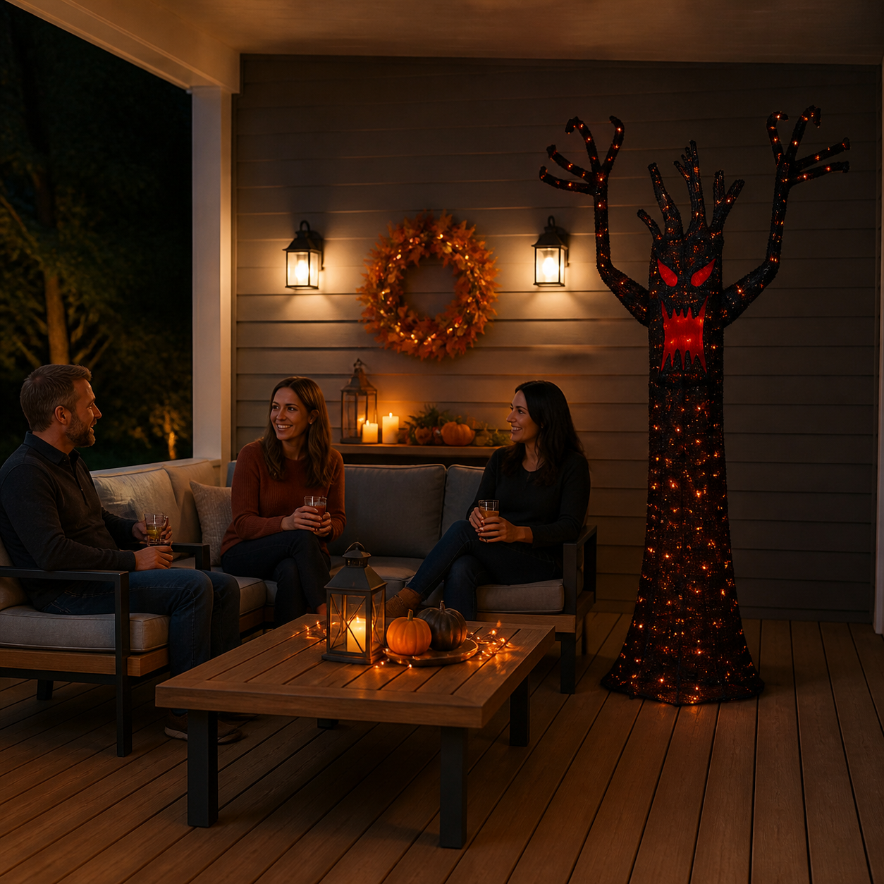 Arbre fantôme animé à LED — vue 18